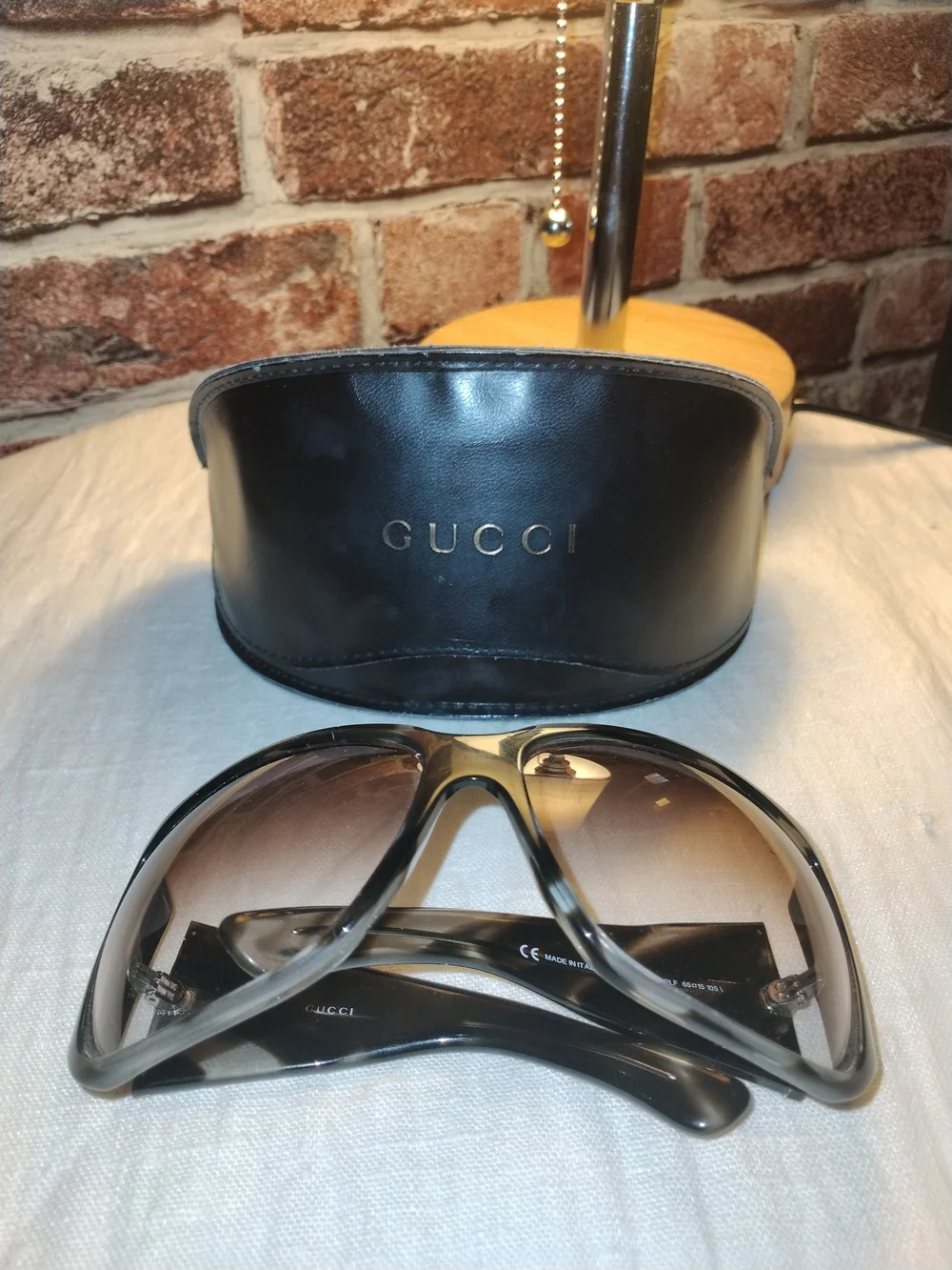 Gucci GG 2902/S EGPLF GRAY BROWN Gradient Oversized Sunglasses *VINTAGE RARE*